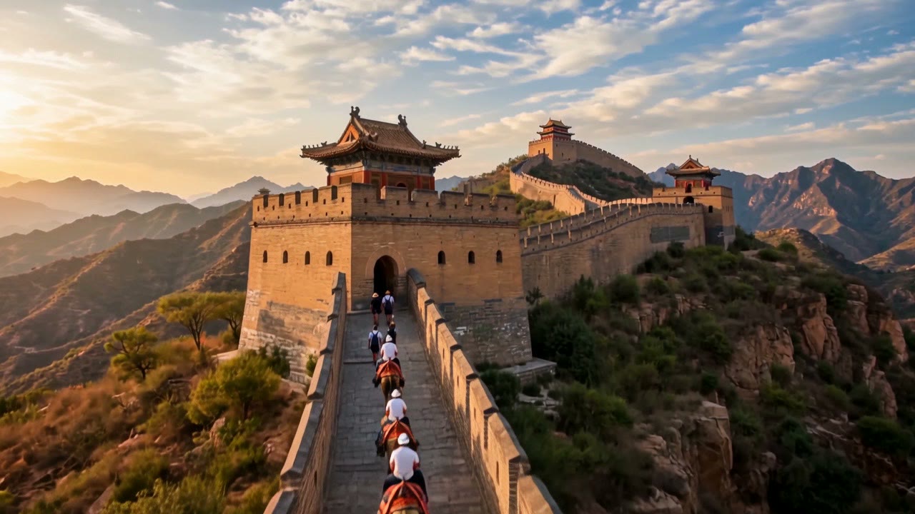 The Great Wall of China near Beijing